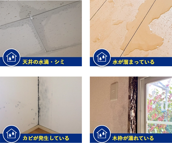 雨漏りの症状